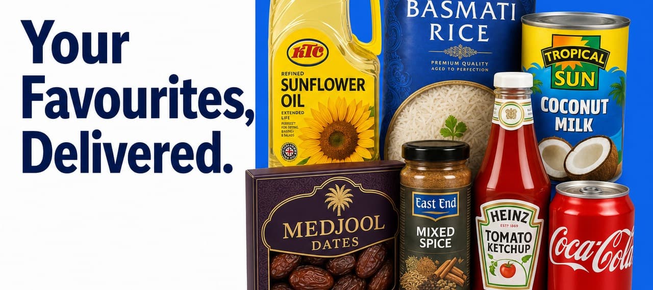 Your Favourites, Delivered - African and Middle Eastern groceries straight to your door