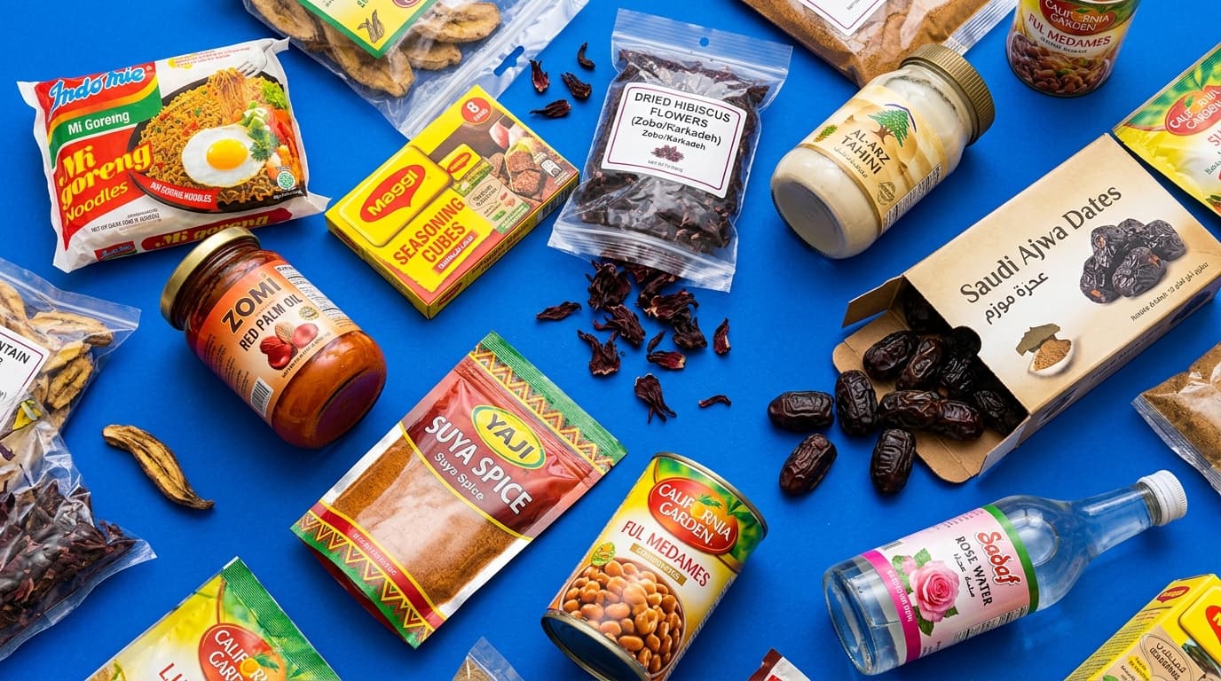 World pantry - African, Middle Eastern and Asian store-cupboard staples